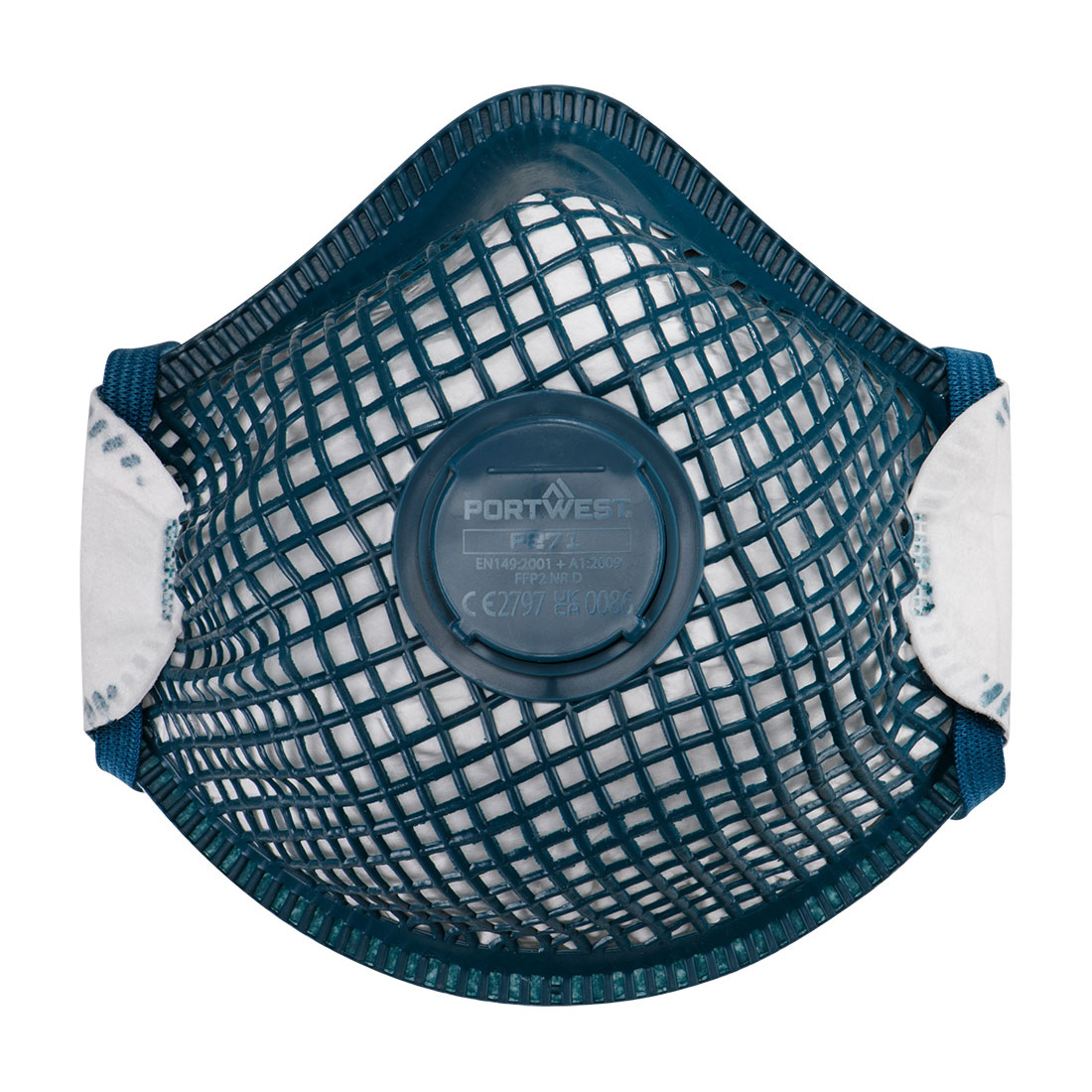 Portwest P271 ERGONET FFP2 dolomietmasker met ventiel (Pk10)