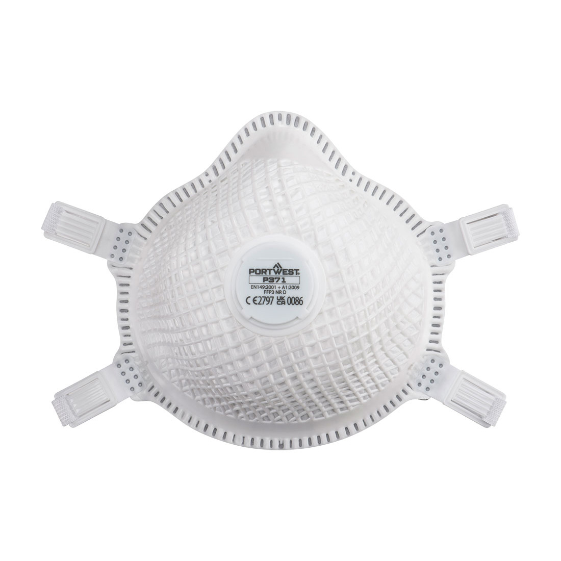 Portwest P371 ERGONET FFP3 dolomietmasker met ventiel (Pk5)