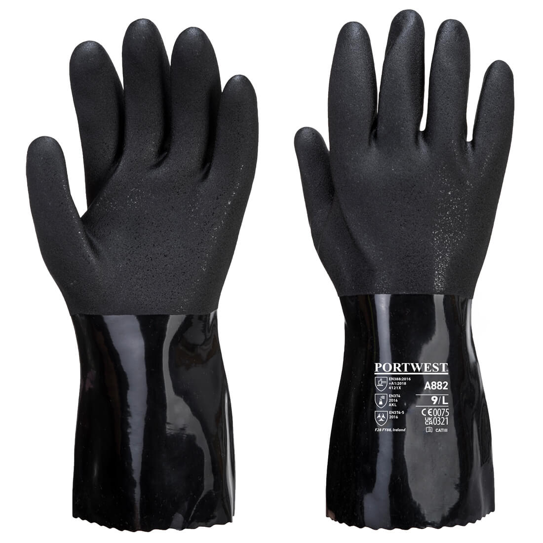 Portwest A882 ESD PVC chemische handschoen