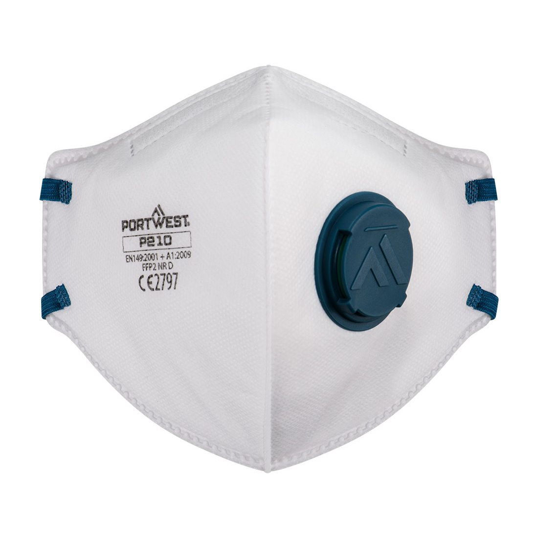 Portwest P210 FFP2-ademhalingsmasker van dolomiet met ventiel (verpakking van 3)
