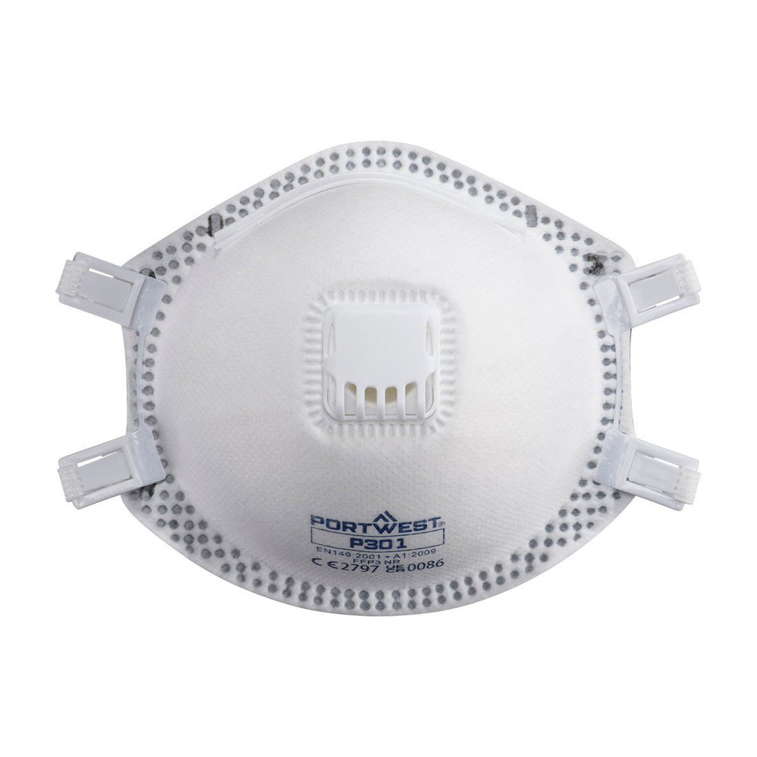 Portwest P301 FFP3-ademhalingsmasker met ventiel (verpakking van 10 stuks)