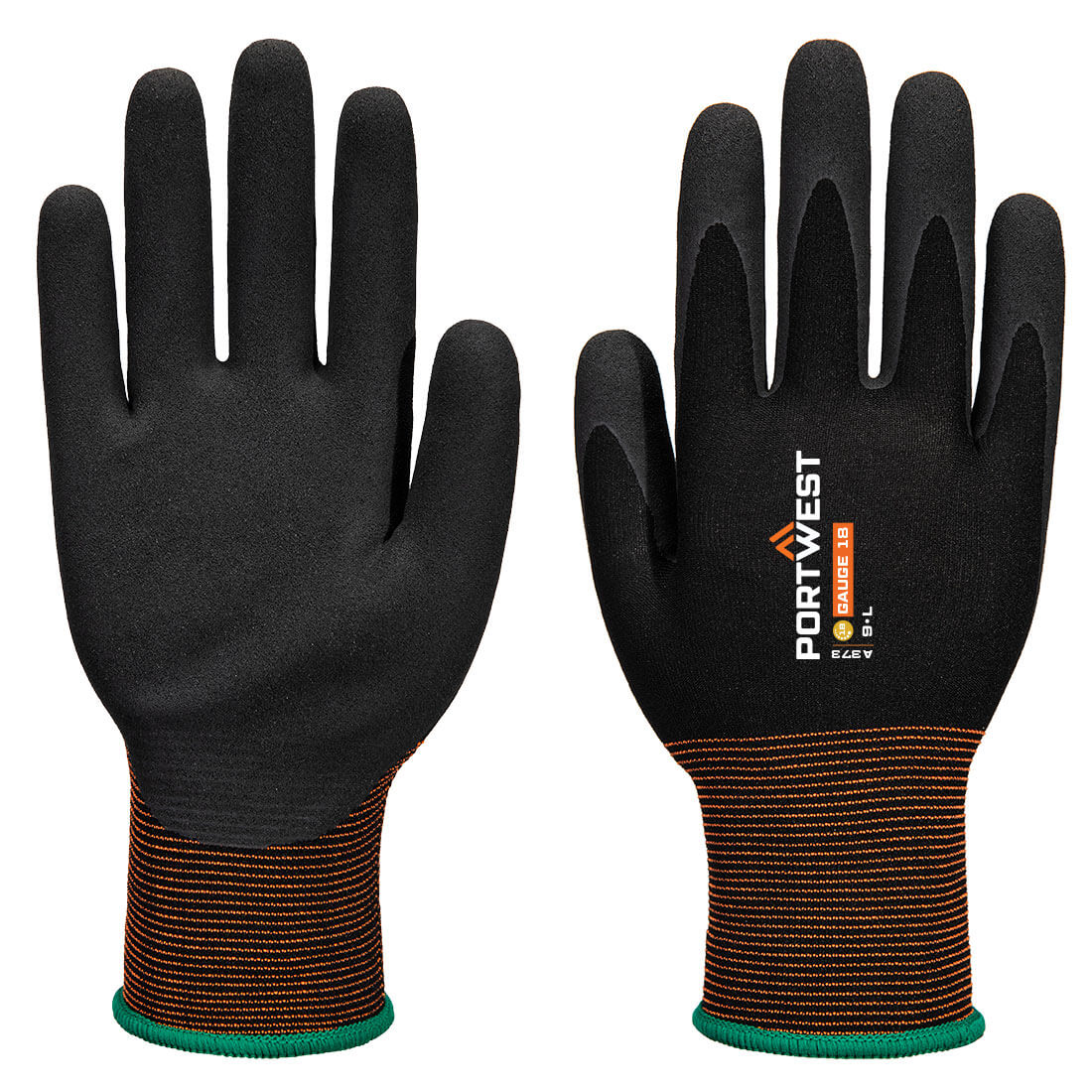 Portwest A373 GP Grip 18 Latex Sandy Handschoen