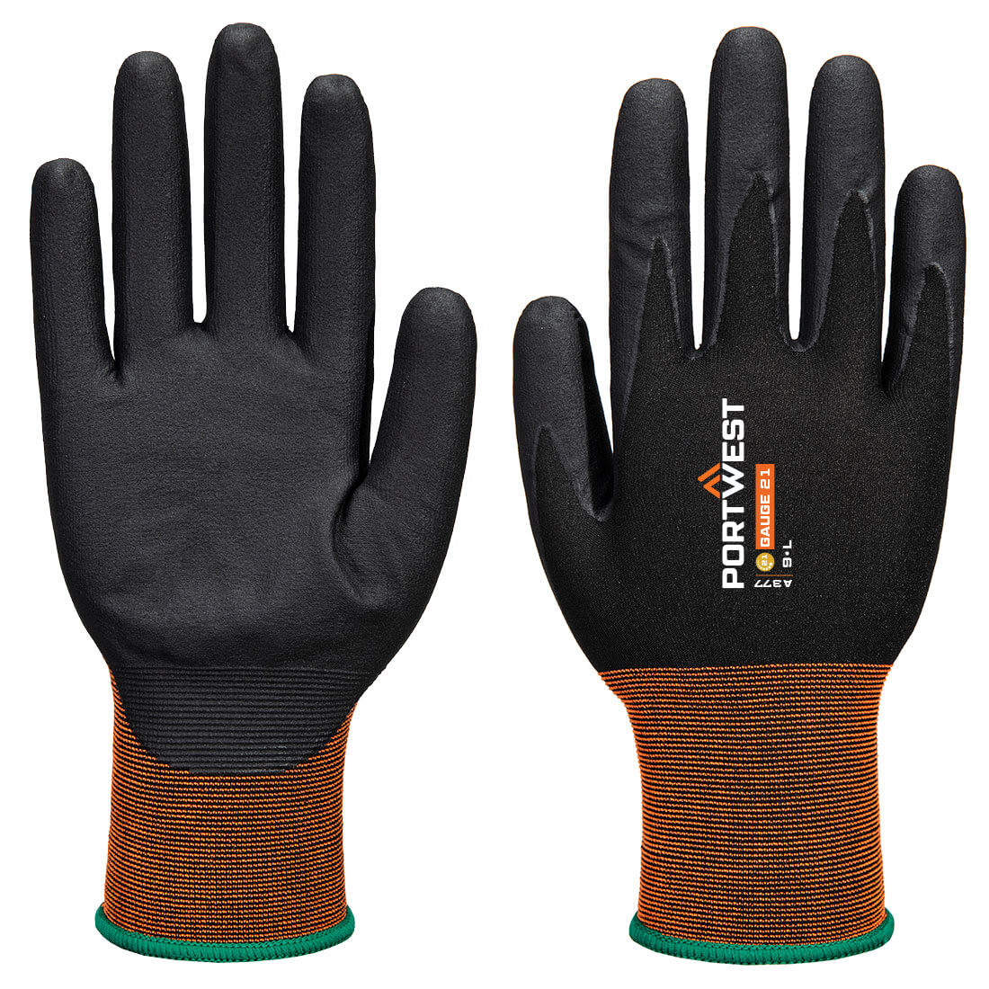 Portwest A377 GP Grip 21 Nitril Microfoam Handschoen