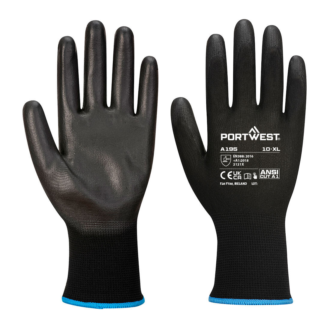 Portwest A195 Grip 13 PU touchscreenhandschoen