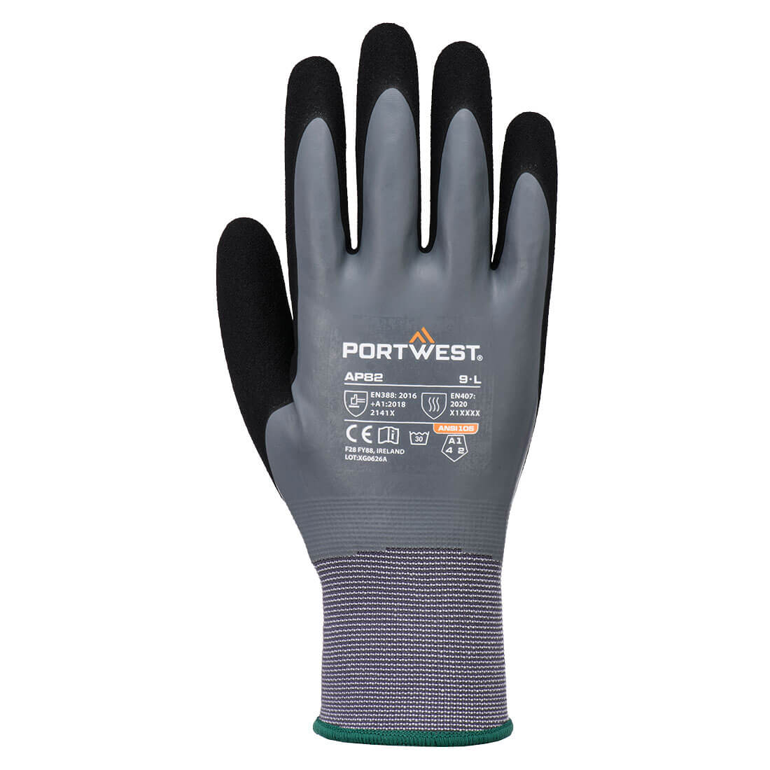 Portwest AP82 Grip 15 touchscreenhandschoen van latexschuim