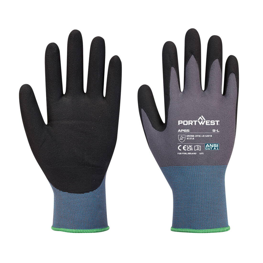 Portwest AP65 Grip 15 Nitril Schuim Texpel Handschoen