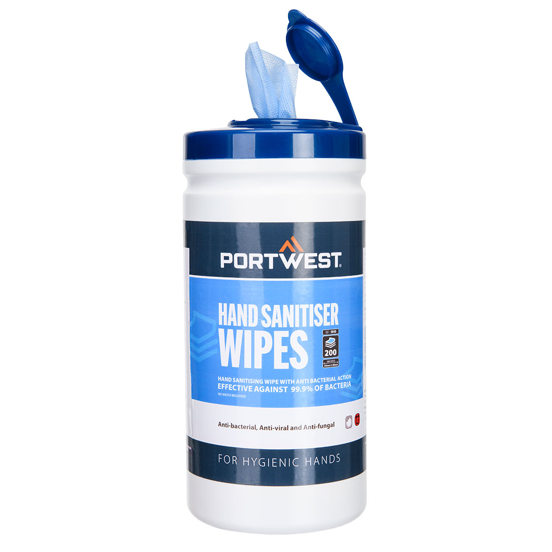 Portwest IW40 Handdesinfecterende doekjes (200 doekjes)