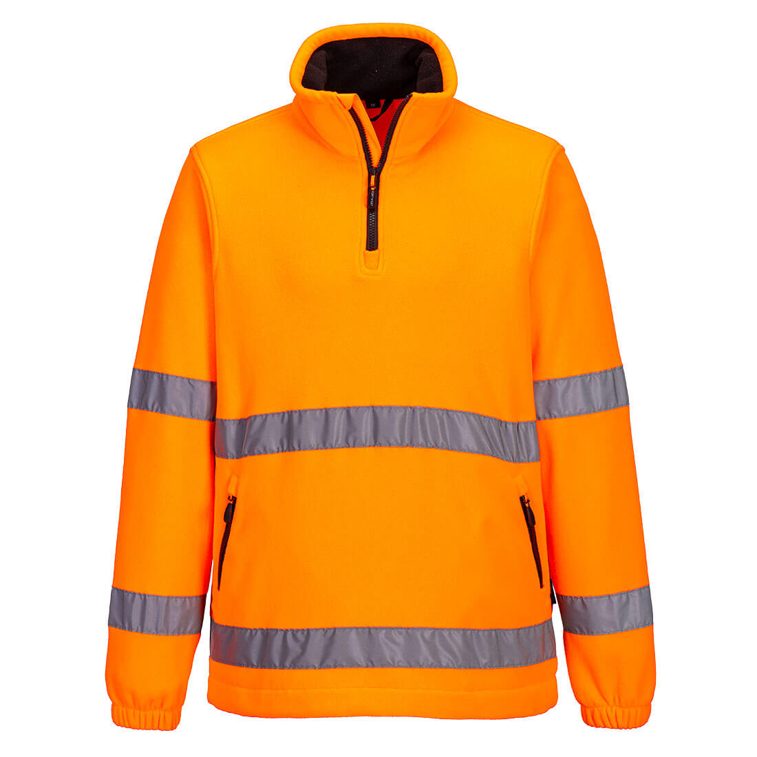 Portwest F302 Hi-Vis fleecevest met halve rits