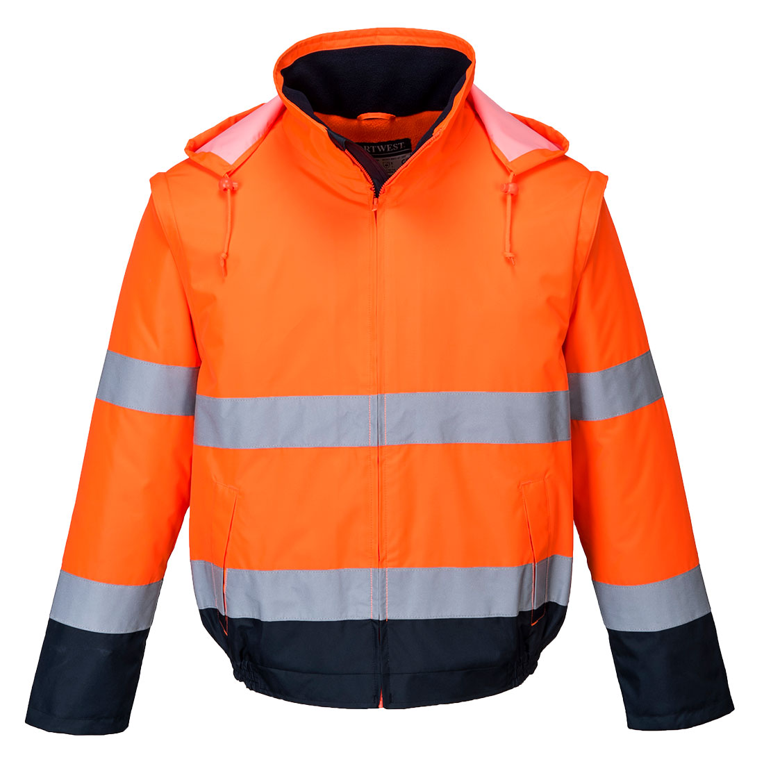 Portwest C464 Hi-Vis 2-in-1 Contrast Essential Lite Bomberjack