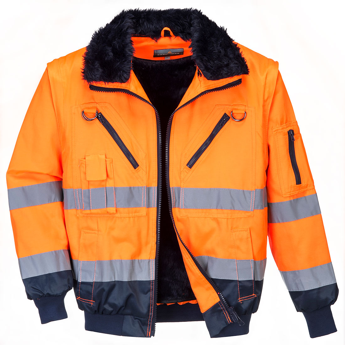 Portwest PJ50 Hi-Vis 3-in-1 contrasterend pilotenjack