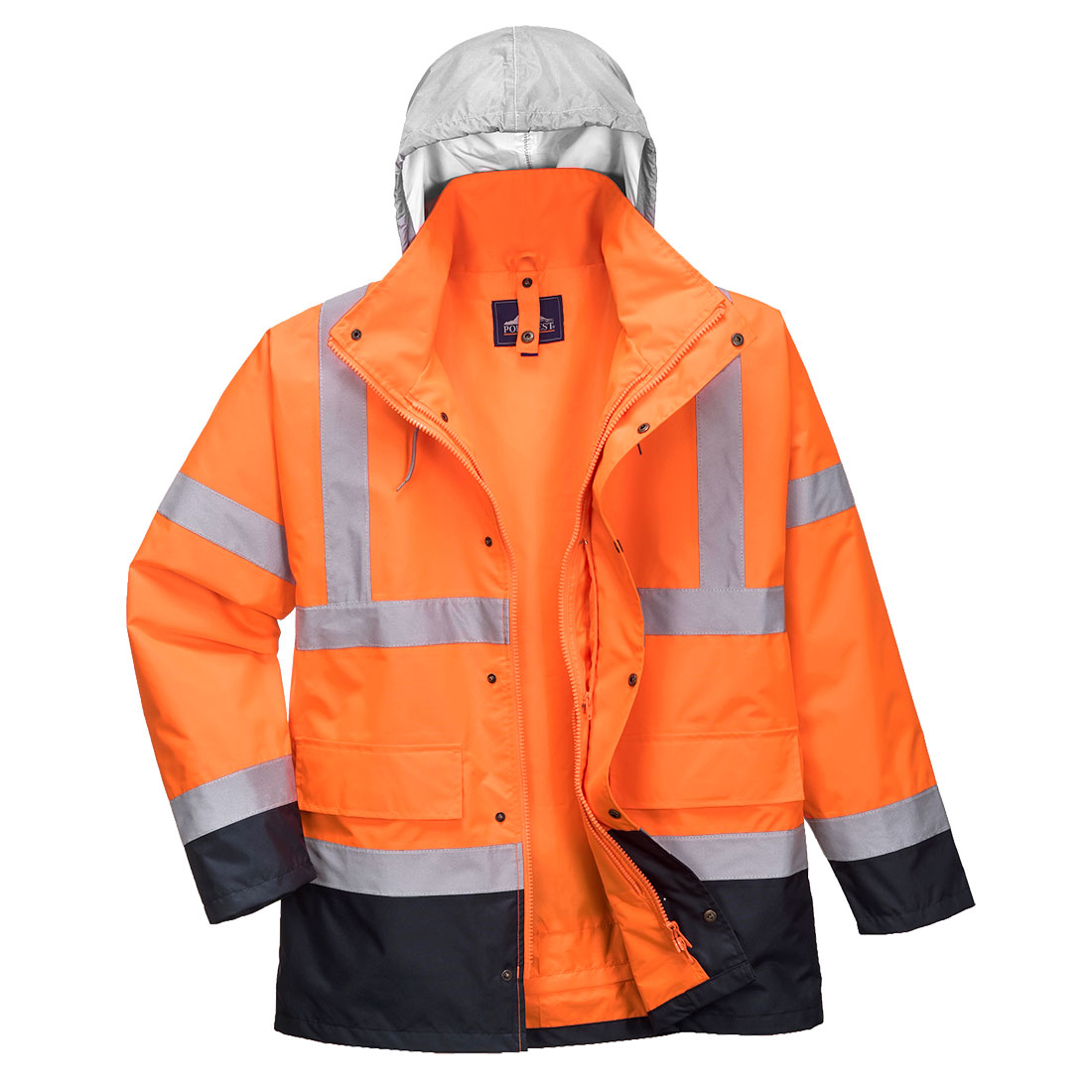 Portwest S471 Hi-Vis 4-in-1 contrasterend verkeersjack