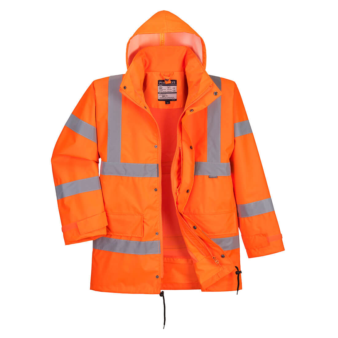 Portwest RT63 Hi-Vis ademend interactief regen- en verkeersjack