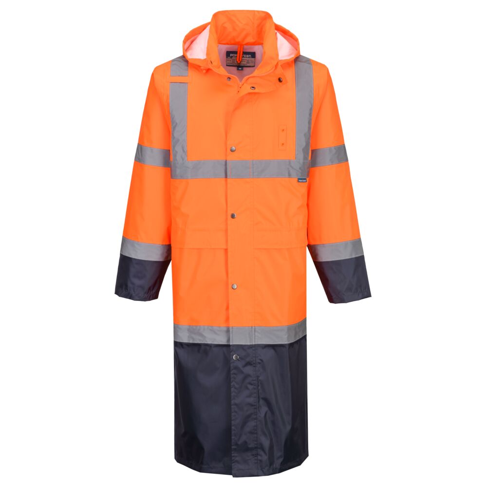 Portwest H446 Hi-Vis Contrast Regenjas 122cm