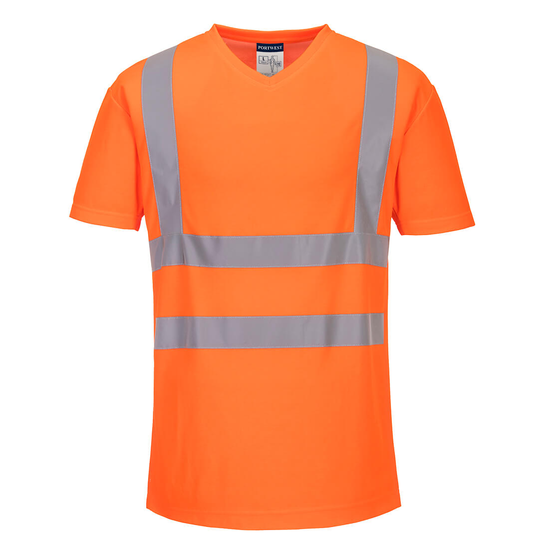 Portwest S179 Hi-Vis katoenen T-shirt met comfortabele mesh-inzetstukken, korte mouwen