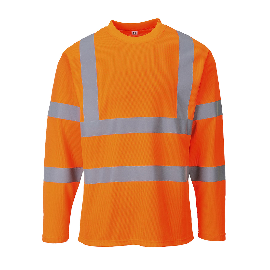 Portwest S278 Hi-Vis katoenen comfort T-shirt met lange mouwen