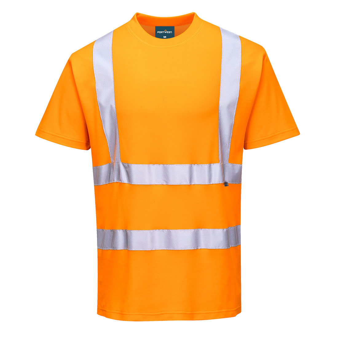 Portwest S170 Hi-Vis katoenen comfort T-shirt met korte mouwen