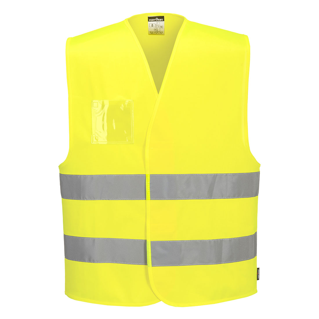 Portwest C475 Hi-Vis vest met dubbele ID-houder en twee banden