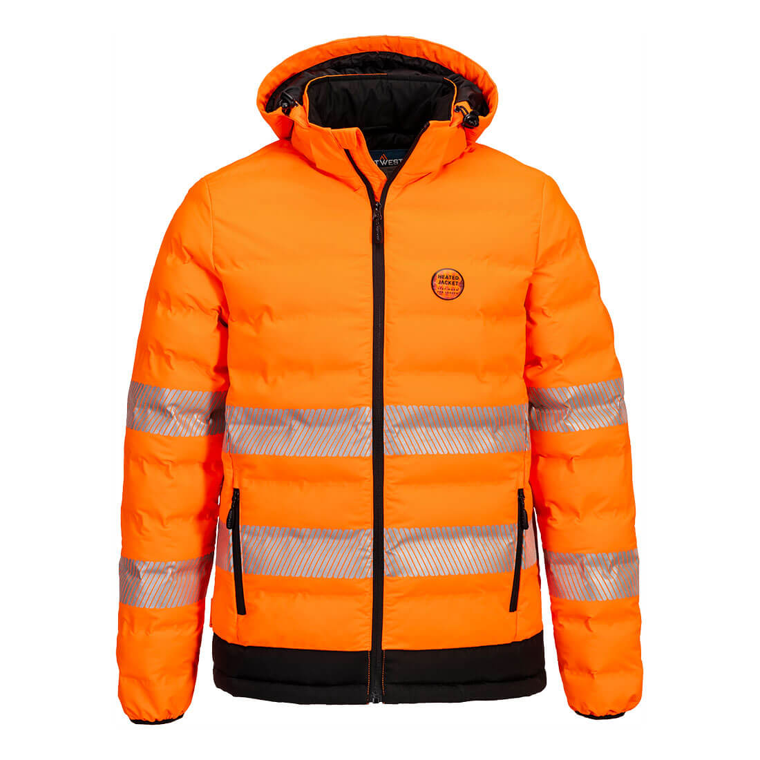Portwest S548 Hi-Vis ultrasoon verwarmde tunnelmantel