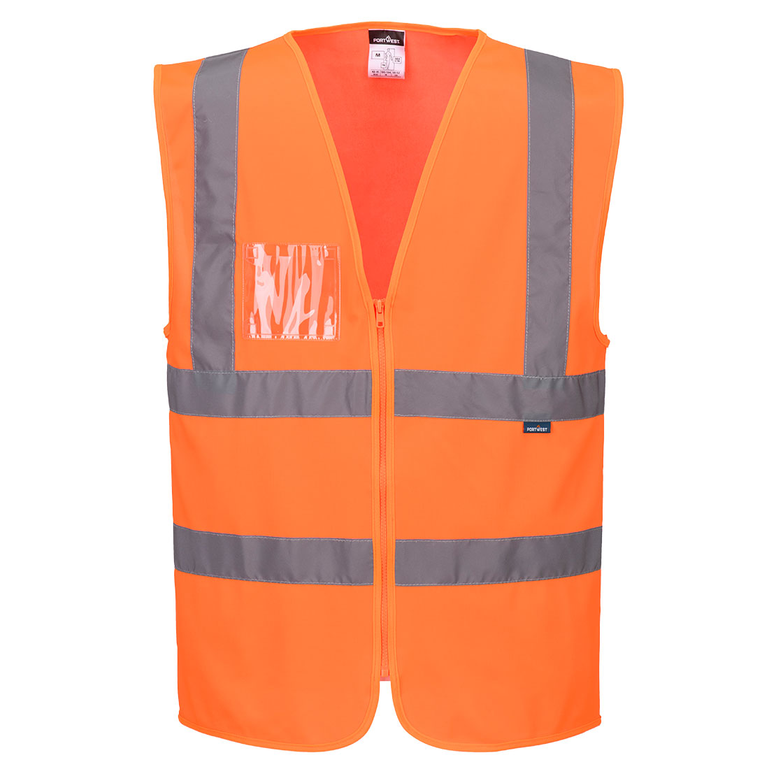 Portwest C371 Hi-Vis vest met ritssluiting en bretels