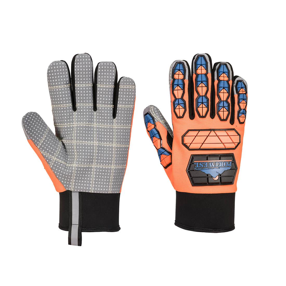 Portwest A726 Impact B205 Waterdichte Handschoen met Noppen op de Handpalm