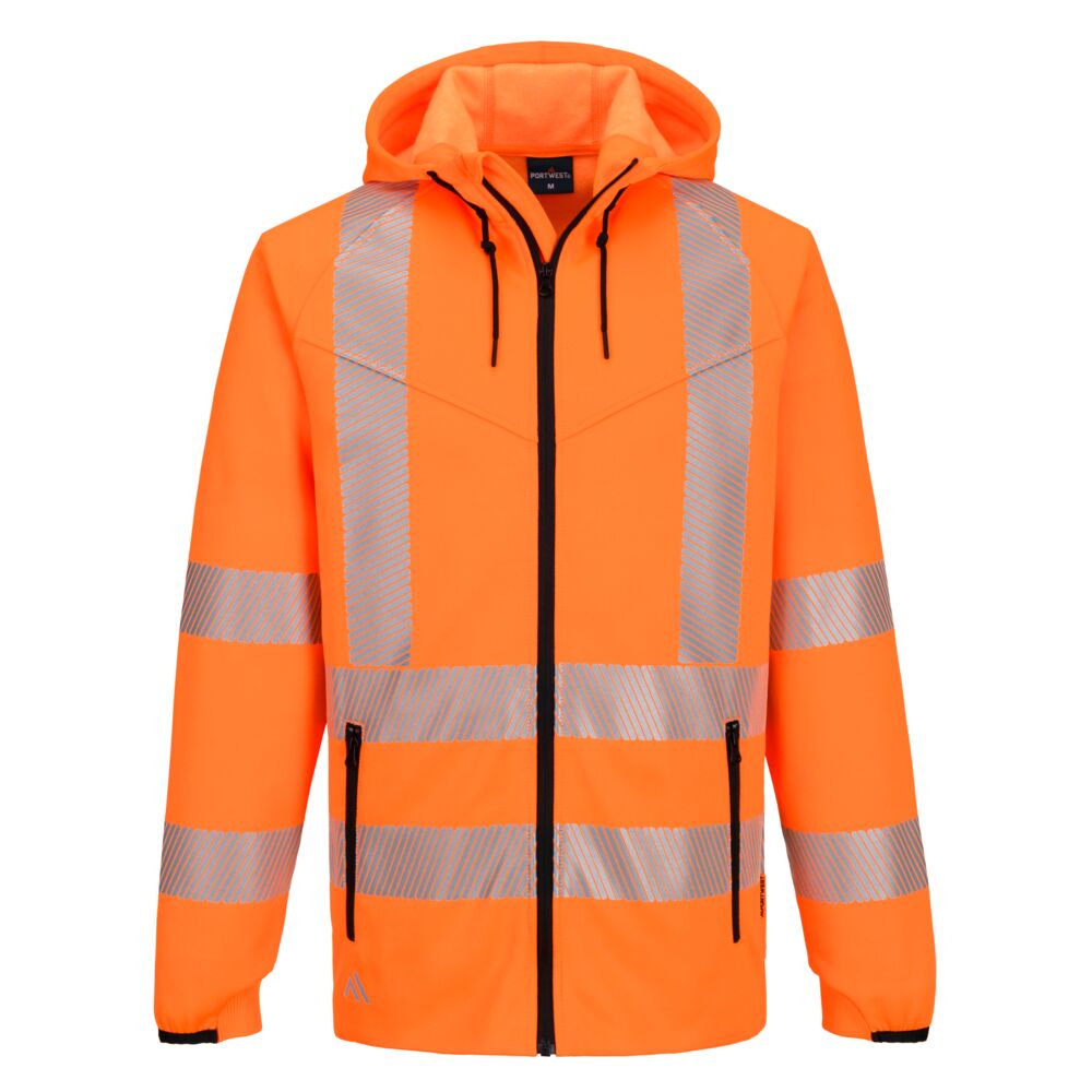 Portwest KX303 KX3 Sport Hi-Vis Hoodie met rits