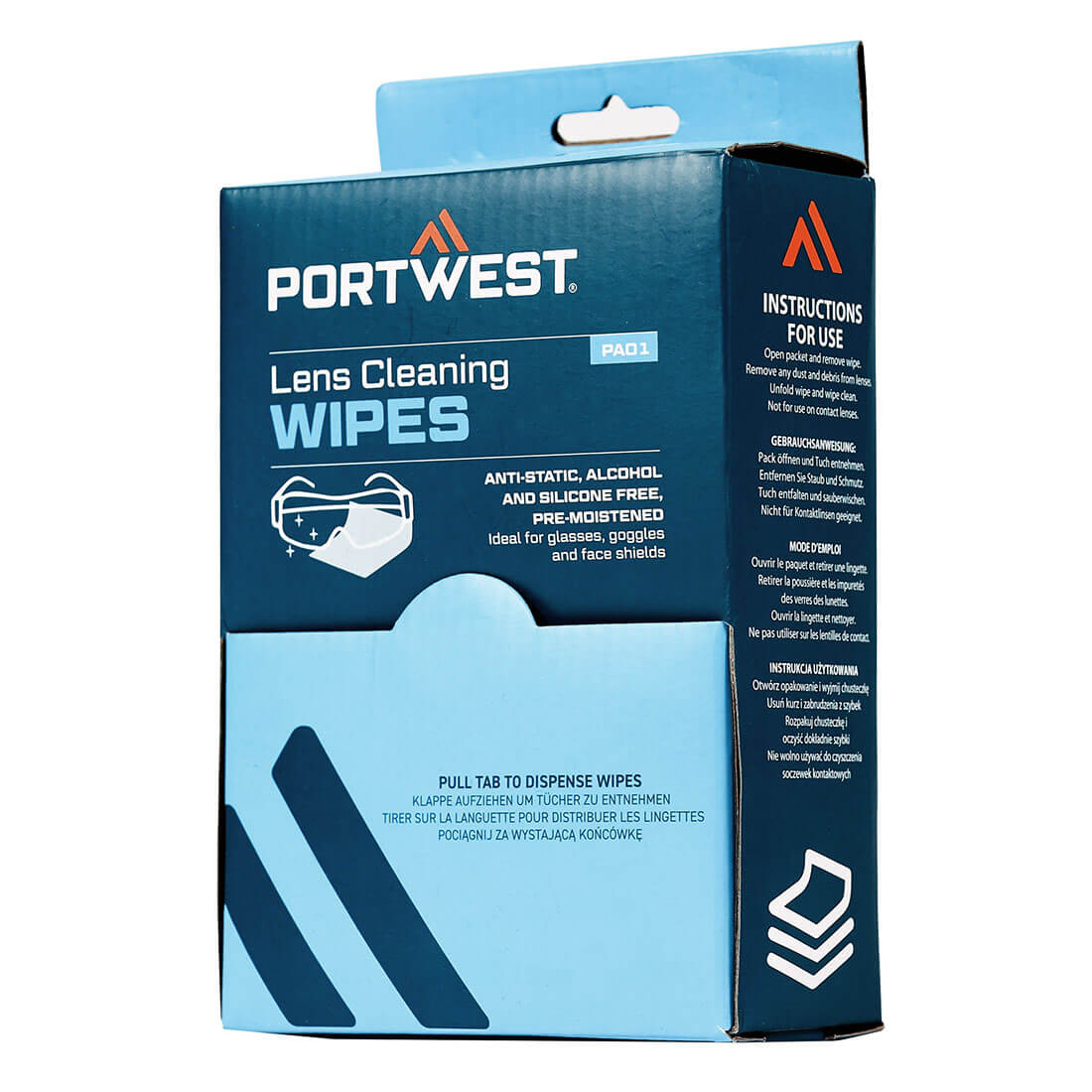Portwest PA01 Lensreinigingsdoekjes (100 doekjes)
