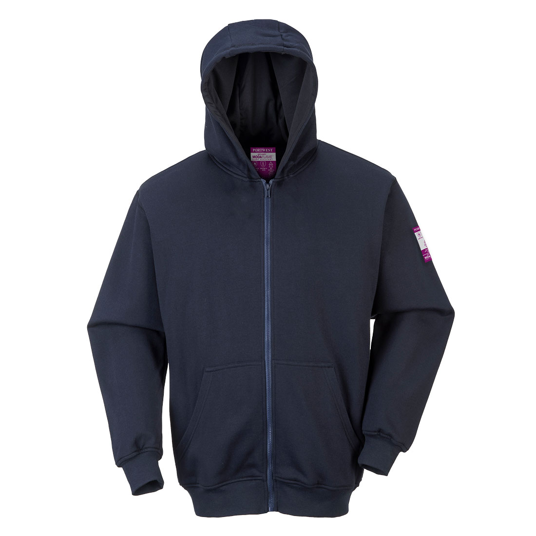Portwest FR81 Modaflame gebreide FR hoodie met volledige ritssluiting
