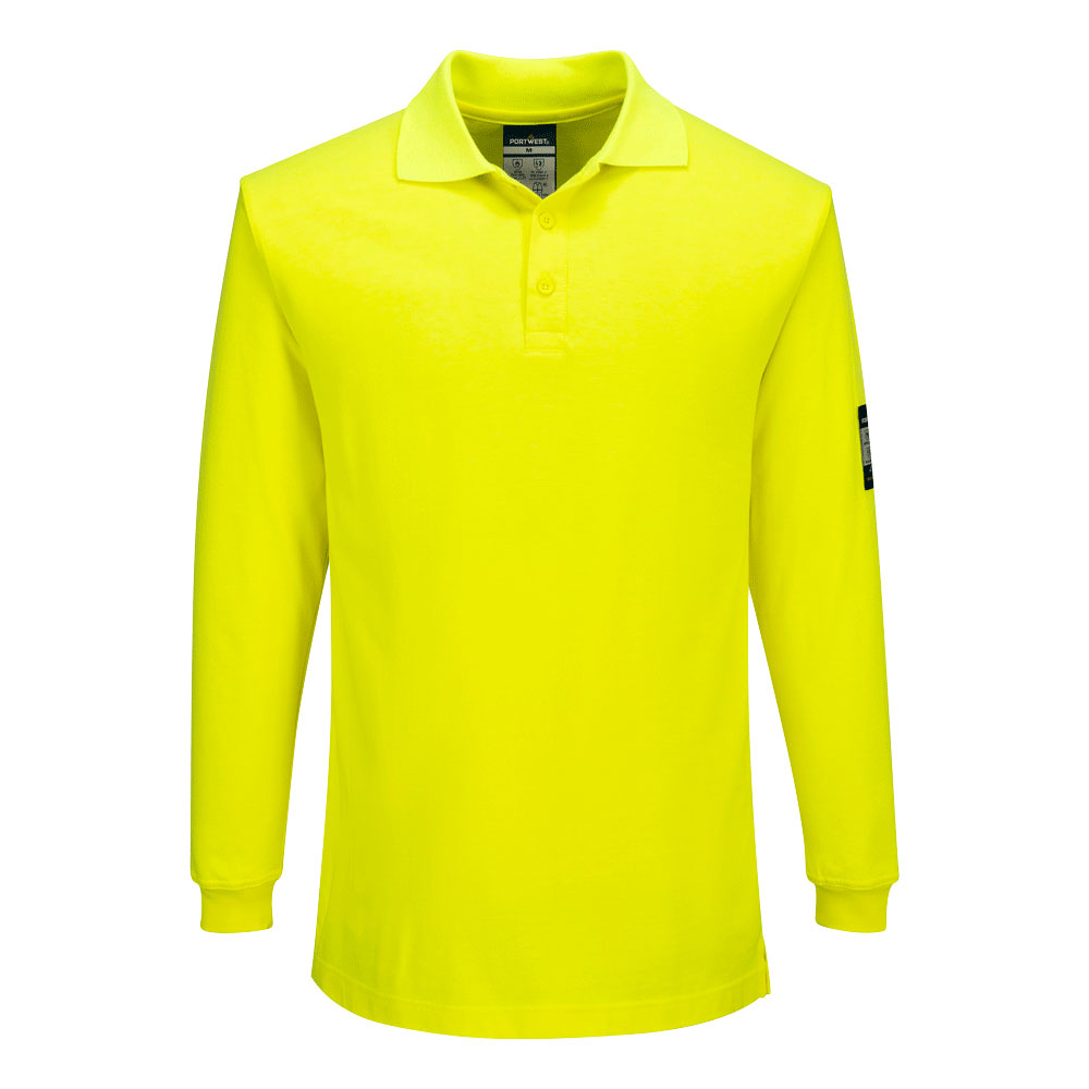 Portwest FR805 Modaflame gebreide FR polo met lange mouwen