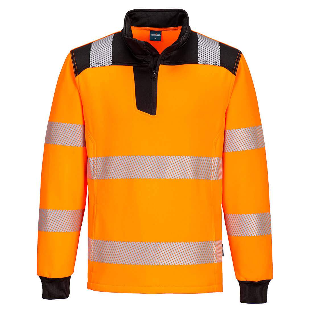 Portwest PW326 PW3 Hi-Vis sweatshirt met 1/4 rits