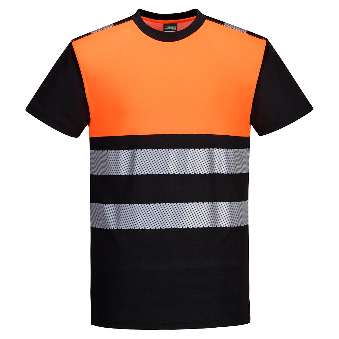 Portwest PW311 PW3 Hi-Vis katoenen comfort T-shirt klasse 1, korte mouwen