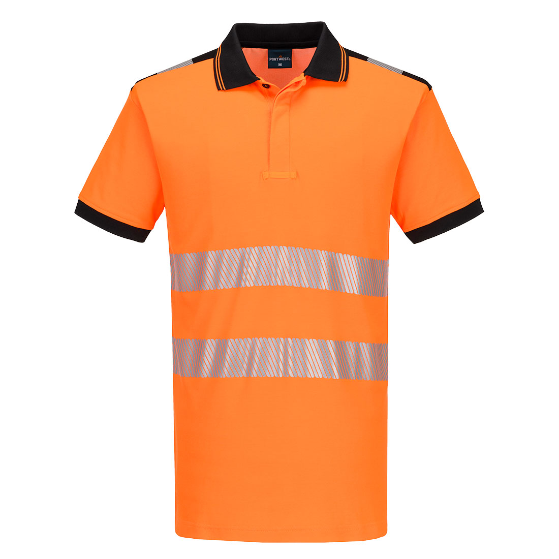 Portwest PW317 PW3 Hi-Vis katoenen comfort poloshirt met korte mouwen