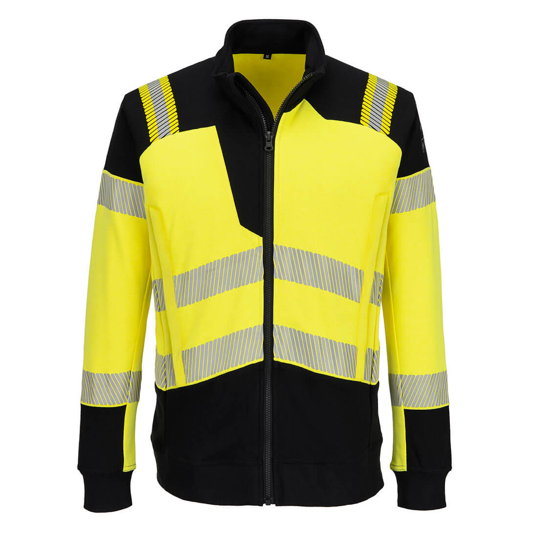 Portwest FR717 PW3 Modaflame gebreid Hi-Vis FR-sweatshirt met volledige ritssluiting