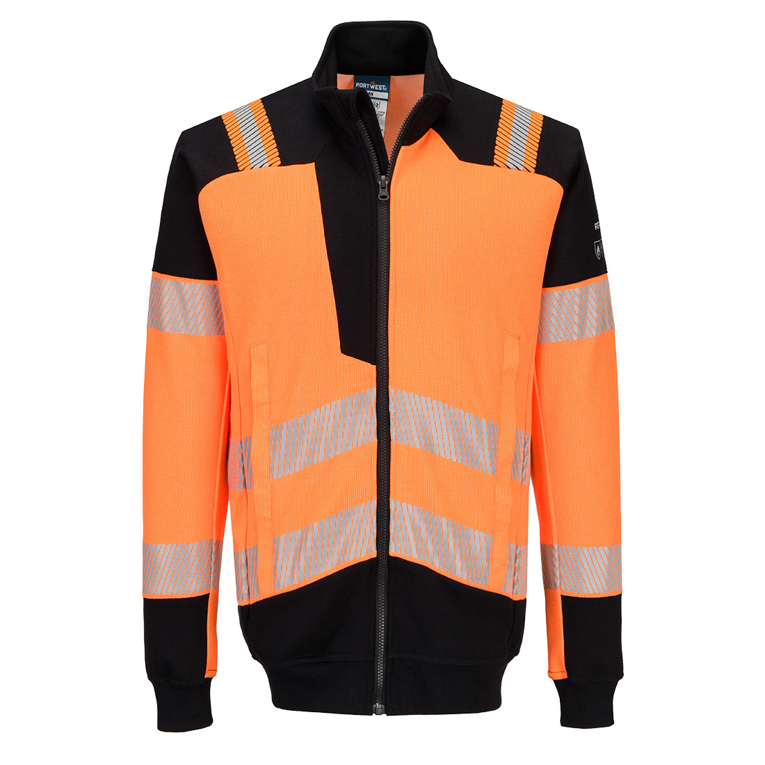 Portwest FR756 PW3 Modaflame gebreide HVO FR sweatshirt met volledige ritssluiting