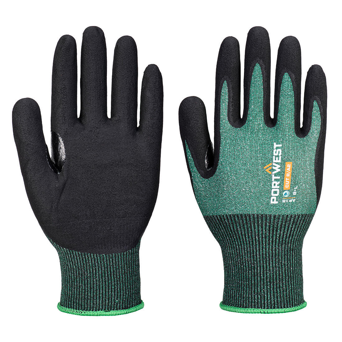 Portwest AP15 SG Cut B18 nitrilhandschoen (verpakking van 12 stuks)