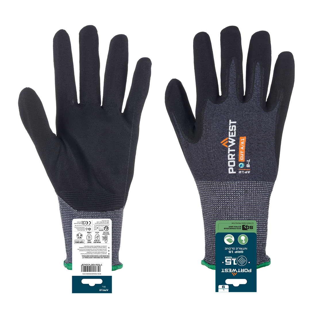 Portwest 46.124€ SG Grip 15 Nitrilhandschoen (Retail)
