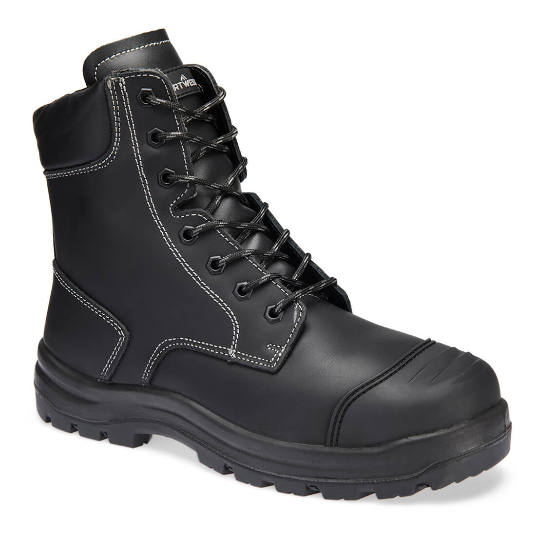 Portwest FD15 Stalen leren hoge laars S3 HRO FO SC HI CI LG SR