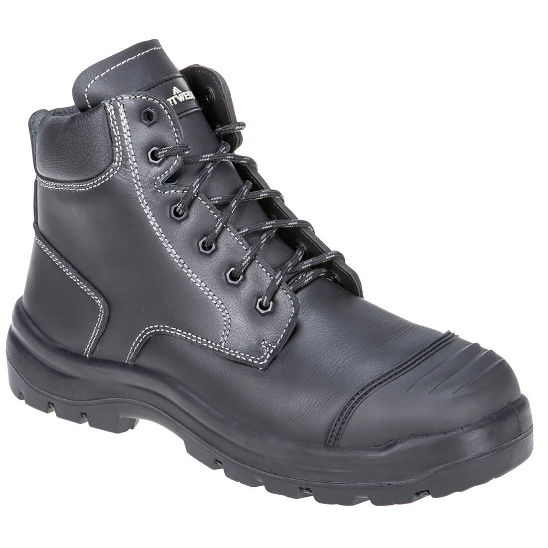 Portwest FD10 Steel Leather Mid Boot S3 HRO FO SC HI CI LG SR