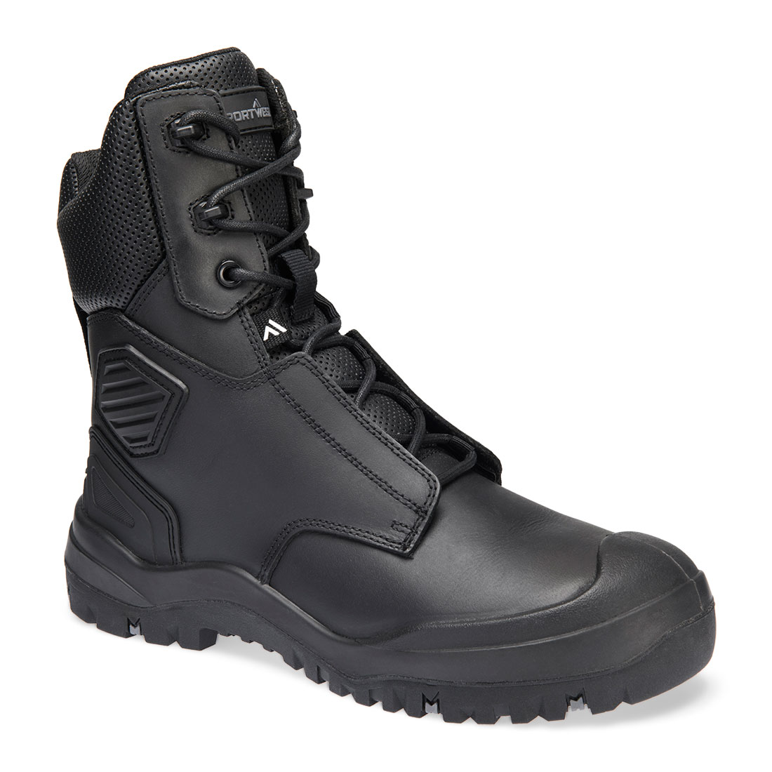 Portwest FT31 Stalen leren scheenlaars S3 SC HRO HI CI LG SR FO