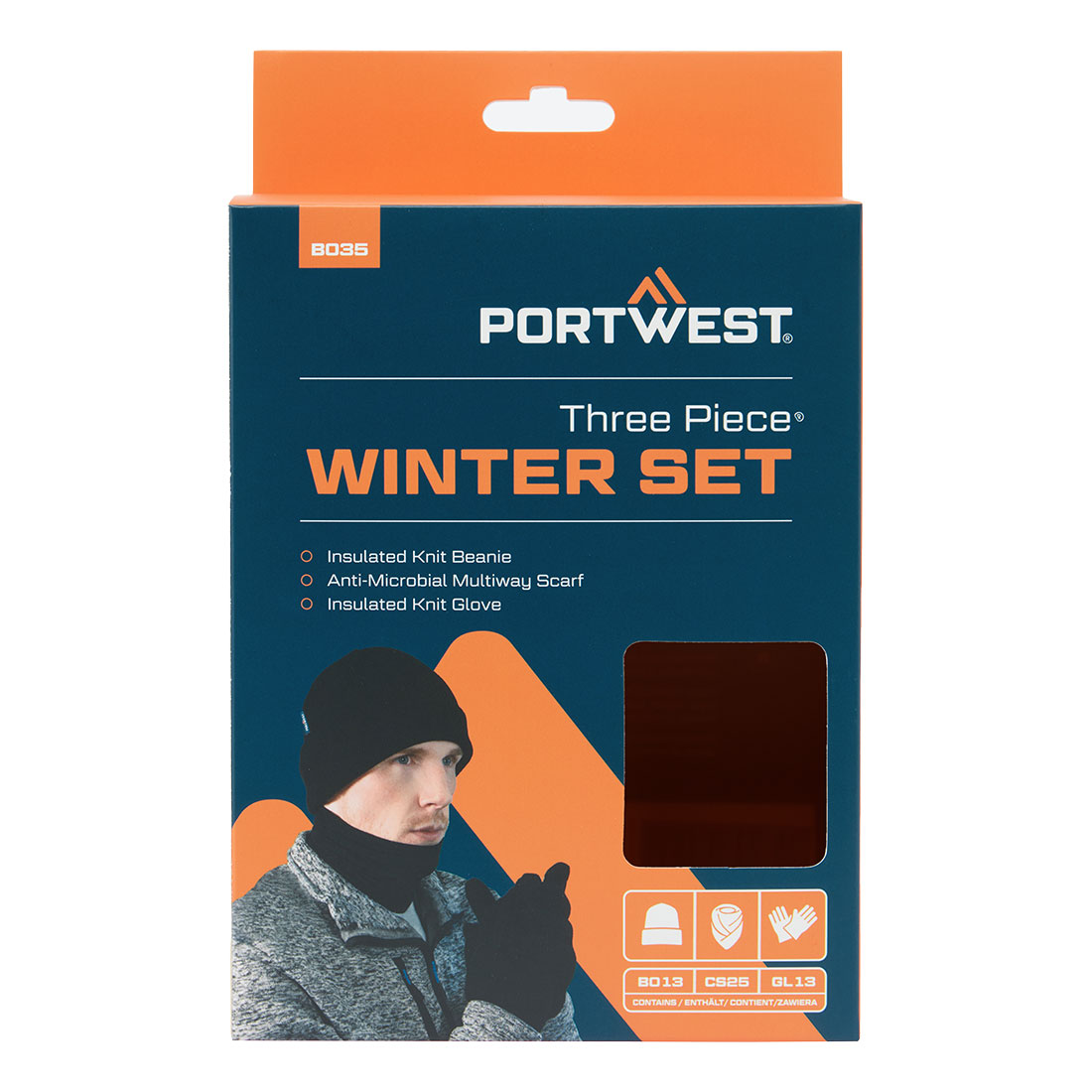 Portwest B035 Winteraccessoireset (3 stuks)
