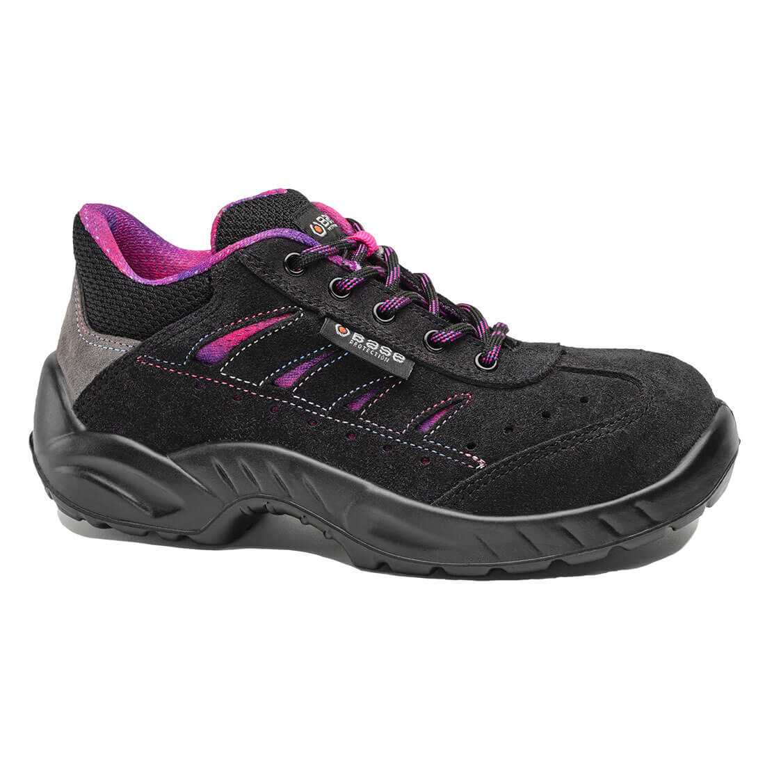 Base B0168D Zoe Shoe S1P SRC Black/Fuchsia