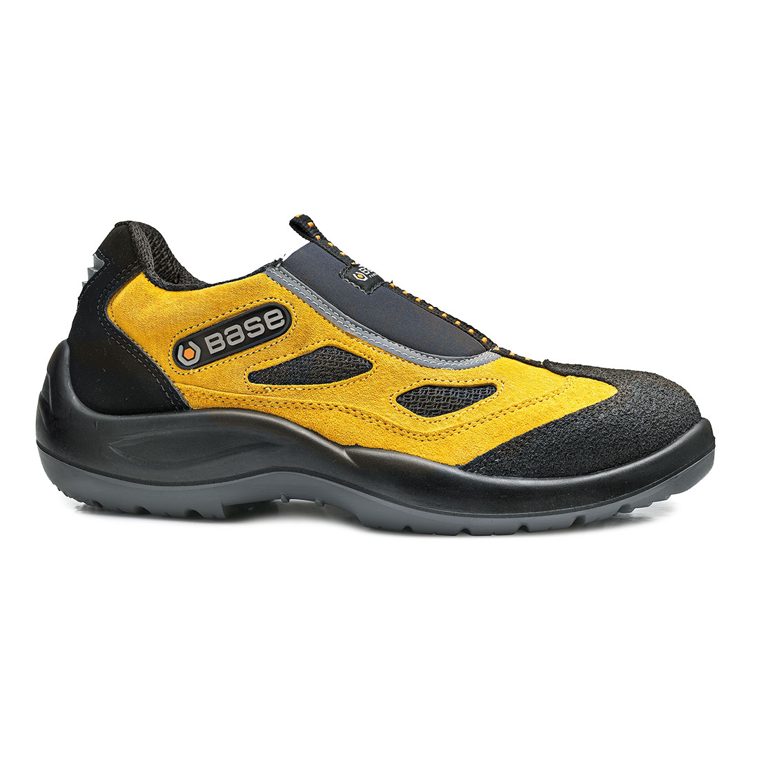 Base B0475 Four Holes S1P SRC Black/Yellow Maat 43