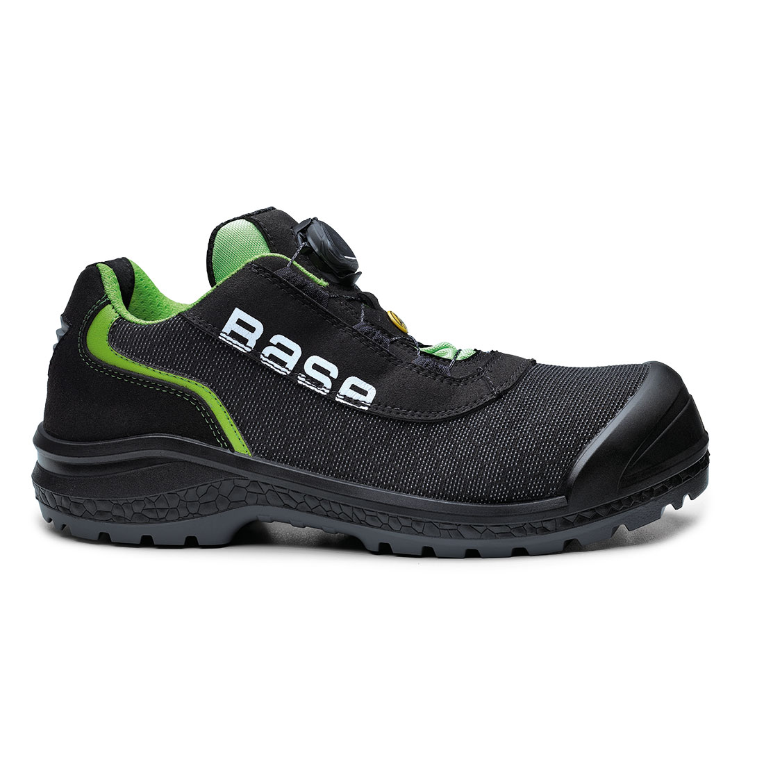 Base B0822 Be-Ready S1P ESD SRC Black/Green Maat 45