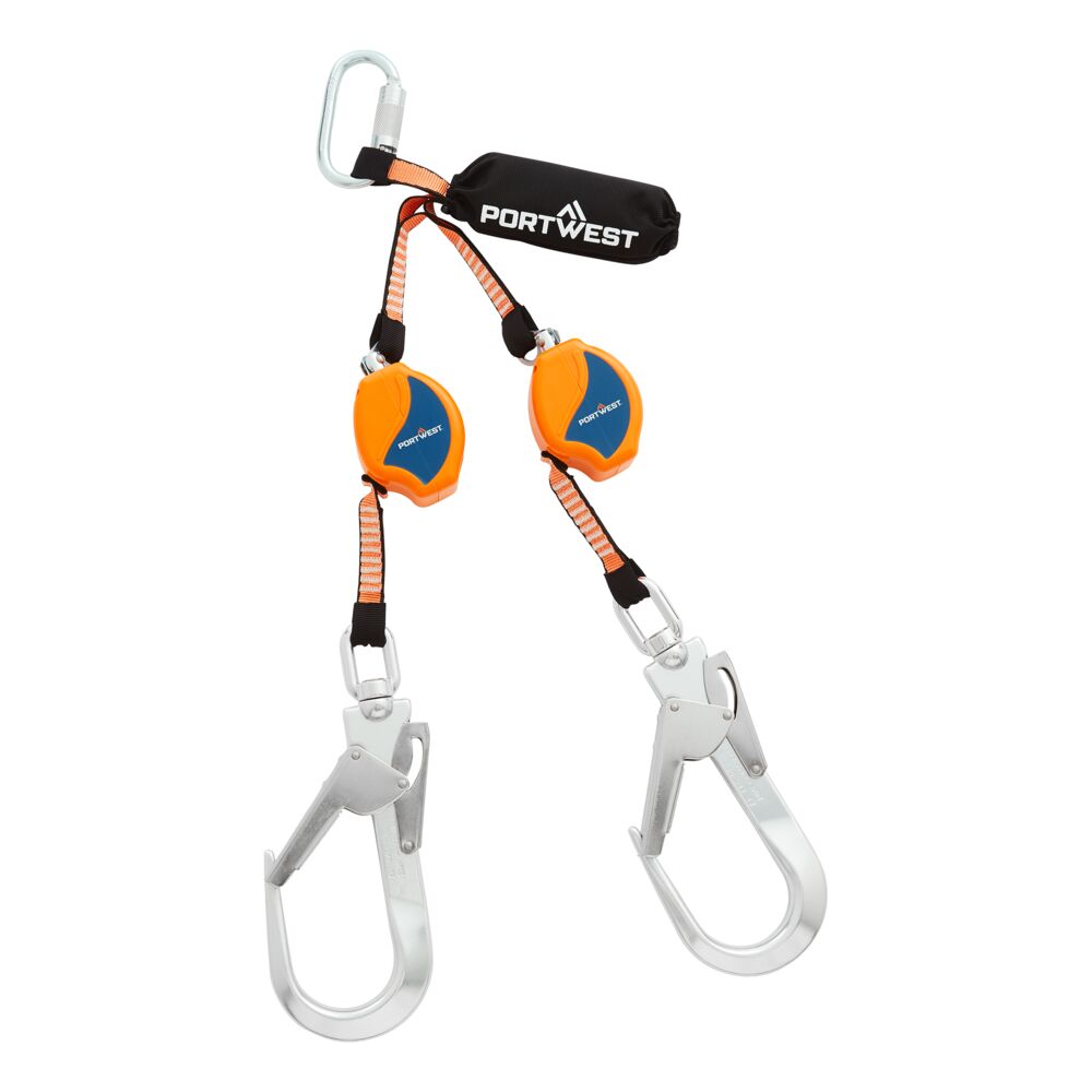 Portwest FP81 2,5 m zelfoprollende veiligheidslijn 140 kg