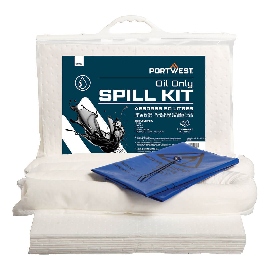 Portwest SM60 20 liter olie-only kit