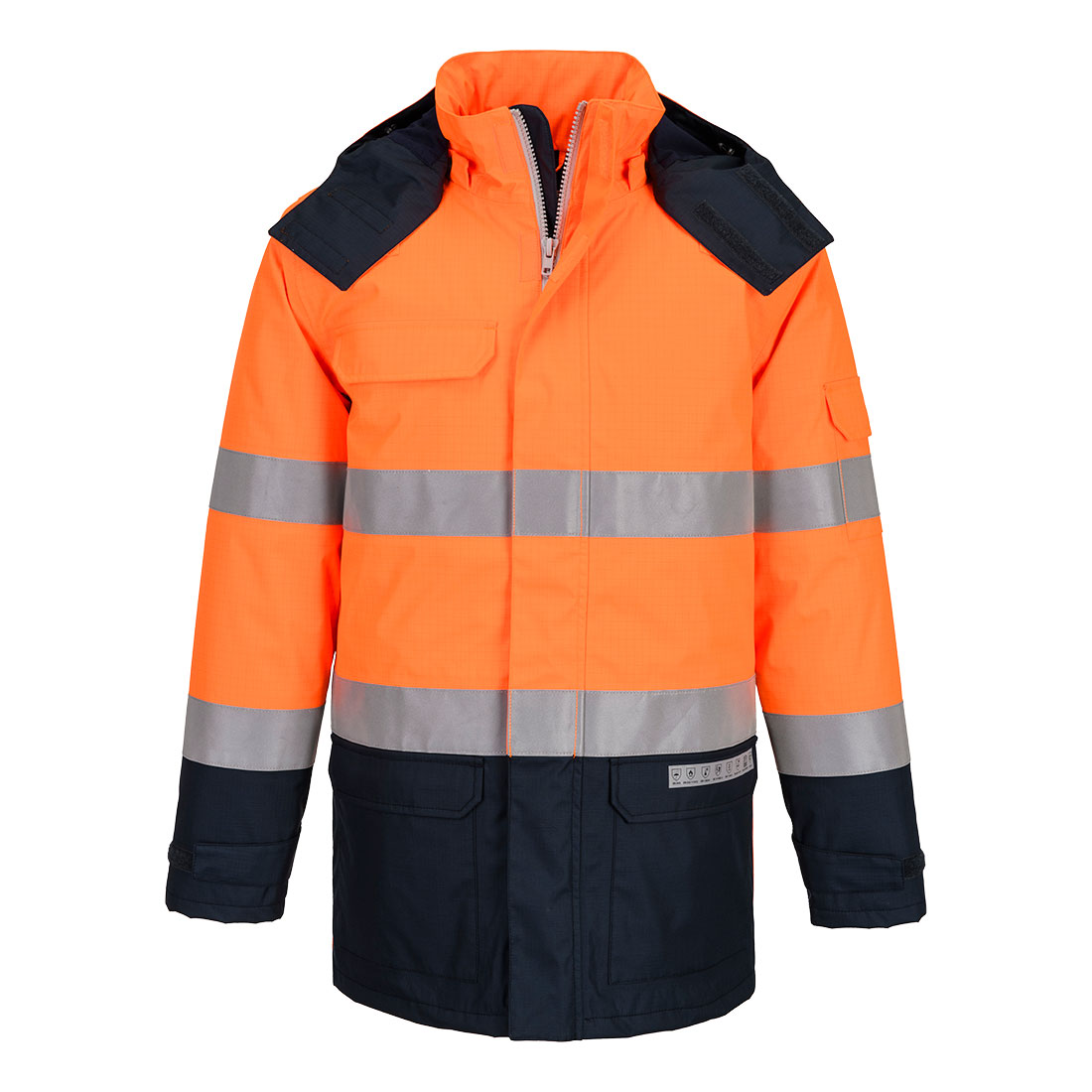 Portwest FR617 Bizflame Rain+ Hi-Vis Multi-Norm Contrast FR winterjas