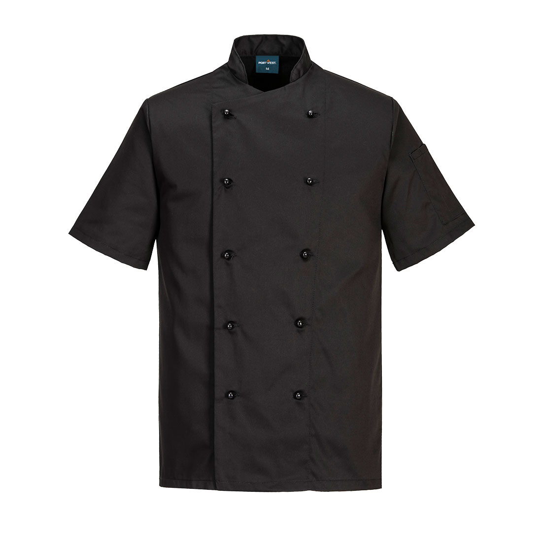 Portwest C734 Chef's Kent-jas met korte mouwen