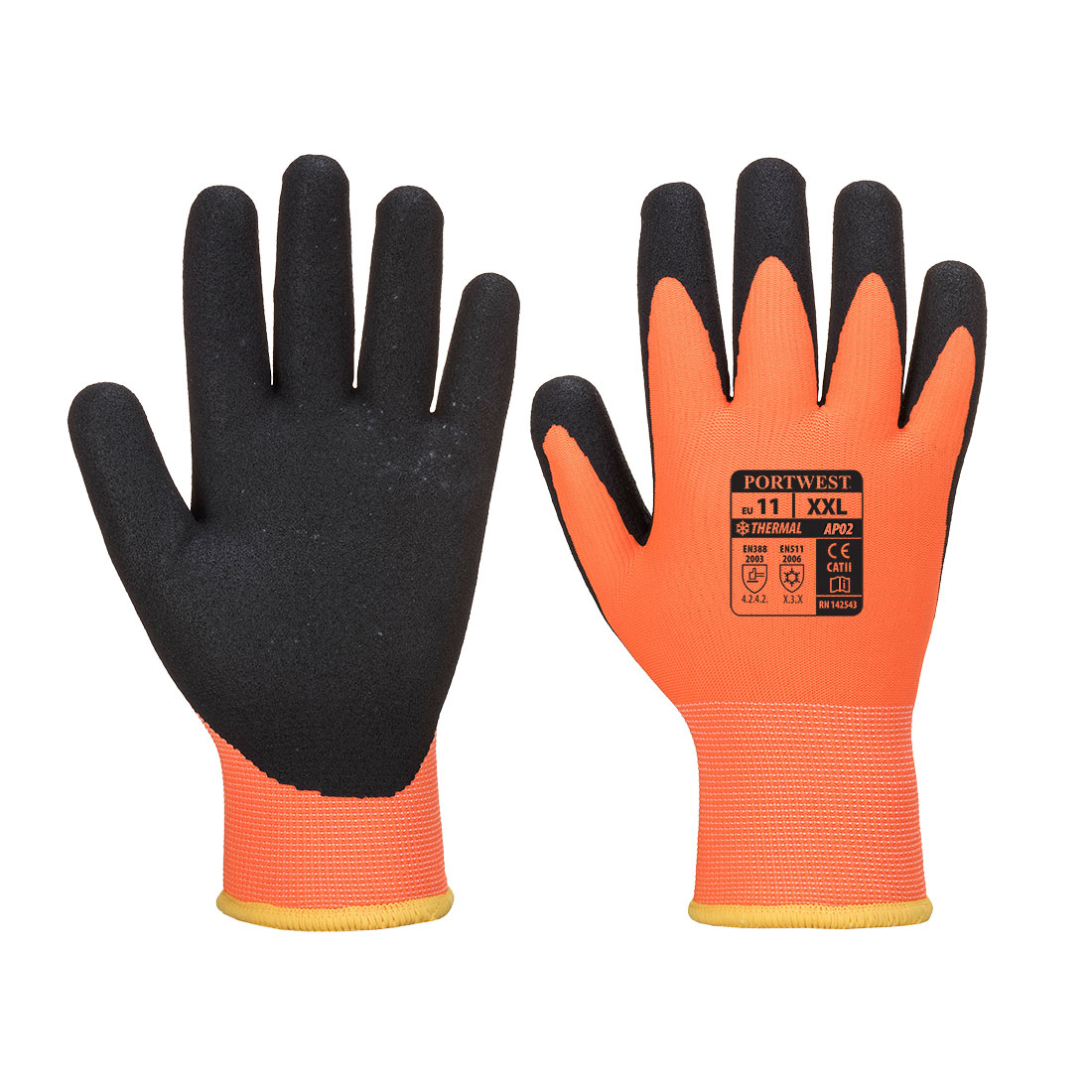 Portwest AP02 Koude 10 Nitril Zandafstotende Handschoen