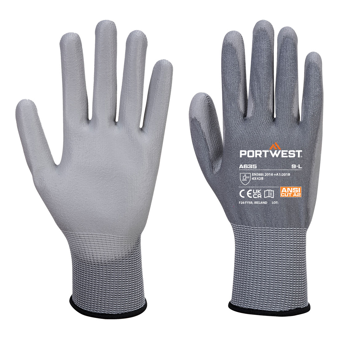 Portwest A635 Cut B13 PU Economy handschoen