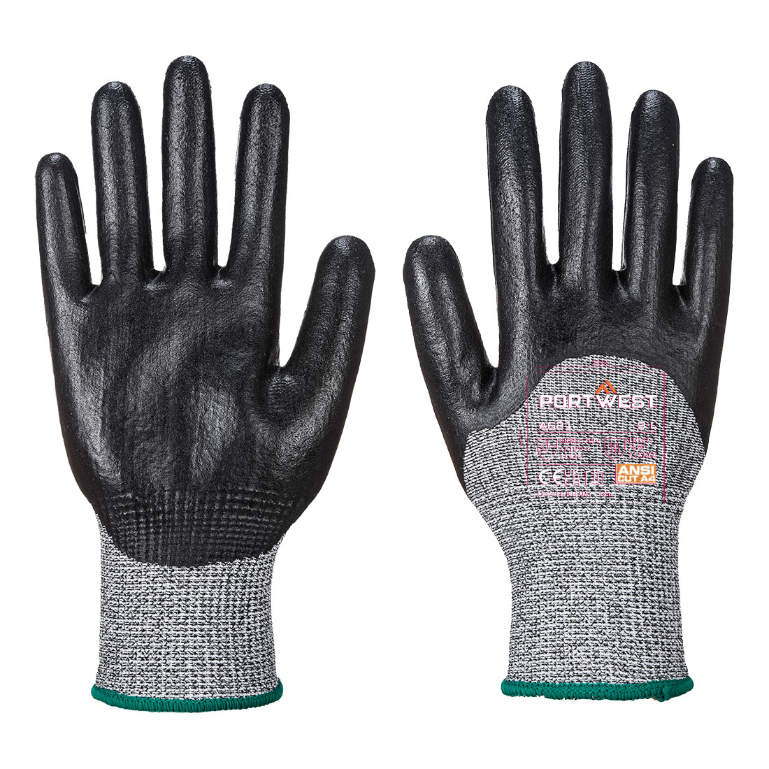 Portwest A621 Snijmaat D13 3/4 Nitrilschuimhandschoen