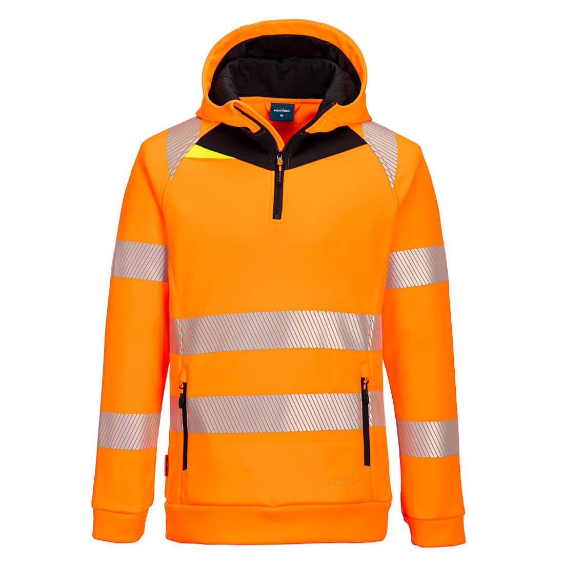Portwest DX482 DX4 Hi-Vis hoodie met 1/4 rits